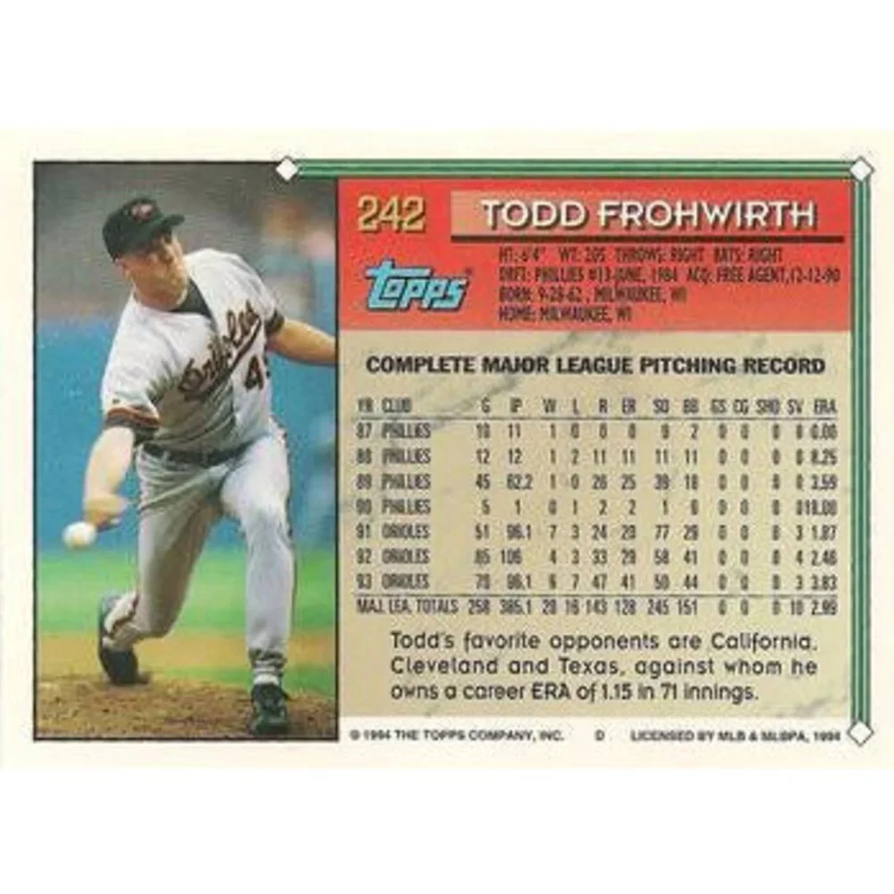 Topps 1994 todd